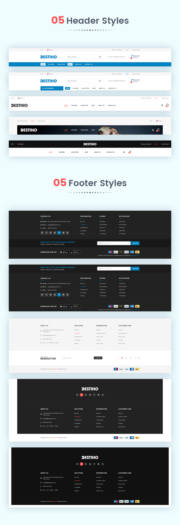 Destino - Fully Responsive