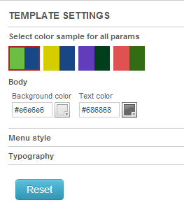 Front end Cpanel