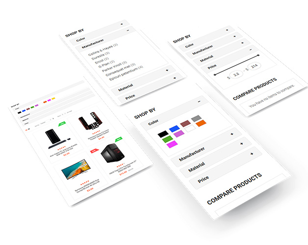 Shop By, Filter Product