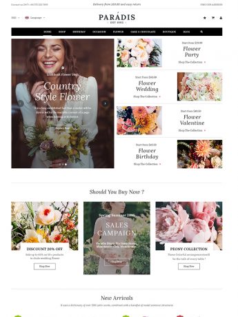 Paradise-WordPress Theme